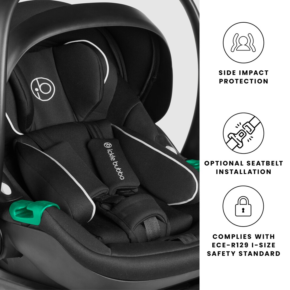 image 1 of Ickle Bubba STRATUS i-SIZE INFANT CARRIER & ISOFIX BASE