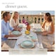 image 3 of Dinner Set Mare in Glazed Stoneware for 6 People, Microwave- and Dishwasher-Safe | Green | mint | 1