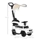 image 5 of HOMCOM 3 in 1 Kids Children Ride on Push Car Toddler Sliding Car G350 Licensed Walker Foot to Floor Slider Push-Along with Horn Steering Wheel NO POWER Manual, White