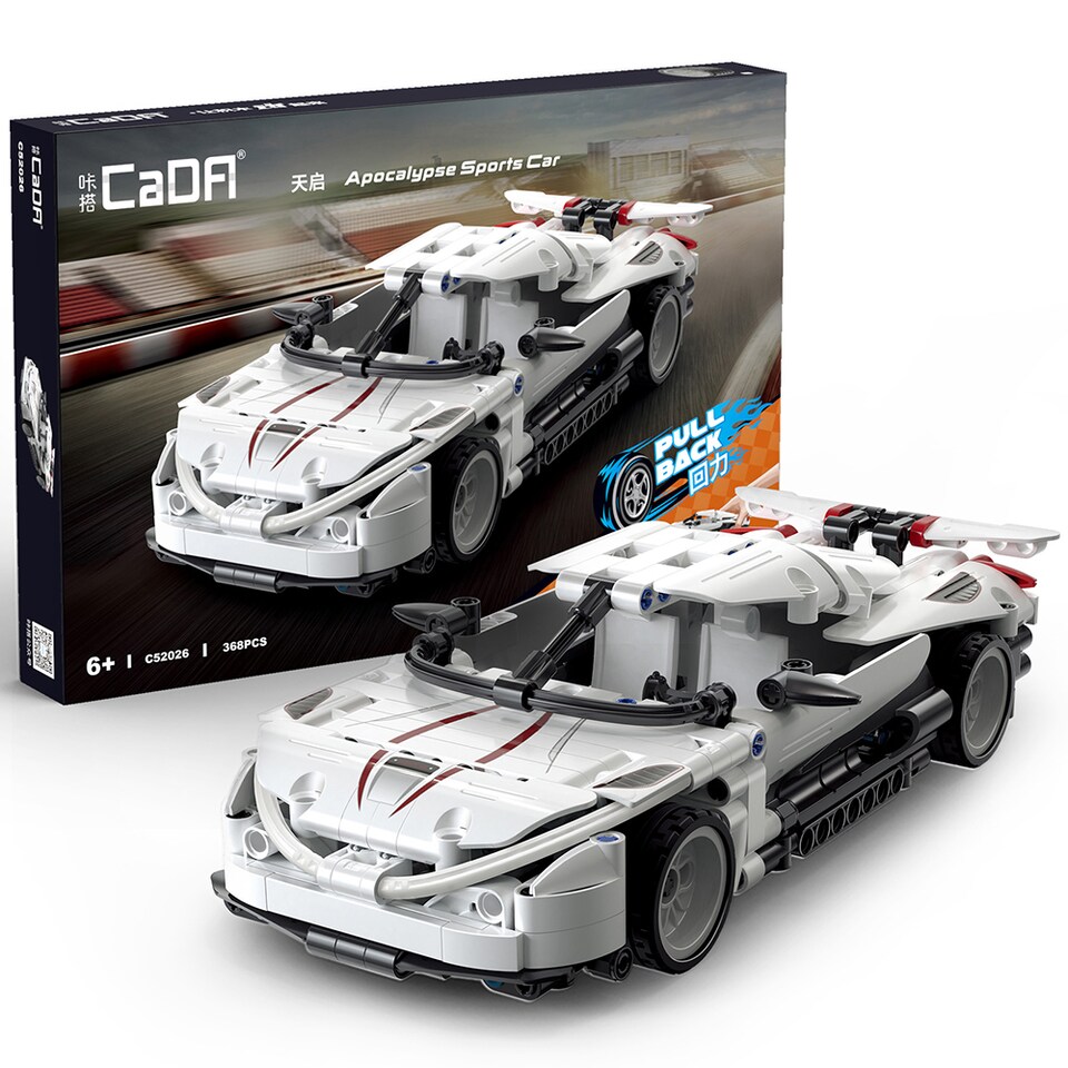image 1 of Cada Apocalypse Sports Car Brick Construction Set Scale 1:18