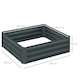 image 7 of Outsunny Set of 2 Raised Garden Bed Galvanised Planter Box Easy Setup Dark Grey