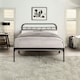 image 2 of Aldbury Modern Traditional Style Black Metal Bed Frame (Small Double) | Black | Black | Small Double