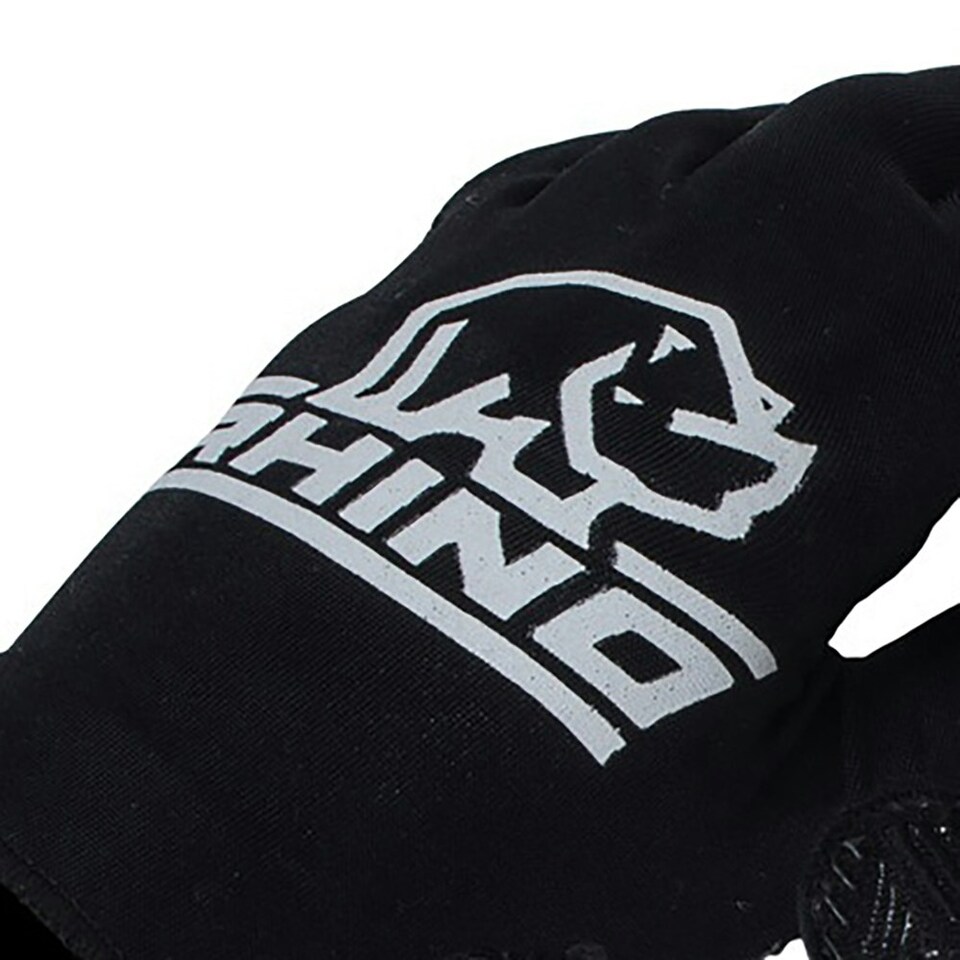 image 1 of Rhino Unisex Adult Pro Full Finger Rugby Mitts - Black - S-M