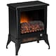 image 1 of HOMCOM Electric Fireplace Stove, Free standing Fireplace Heater with Realistic Flame Effect, Adjustable Temperature and Overheat Protection, Black