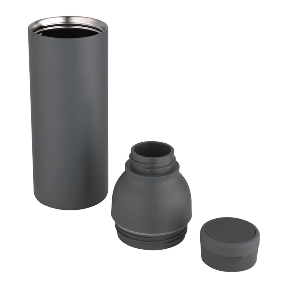 image 1 of Floso Stainless Steel Double Wall 650ml Water Bottle | Grey | Twilight Grey | 1