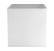 image 1 of Contemporary and Stylish Ivory White Linen Fabric 16cm Square Lamp Shade | White | 6"