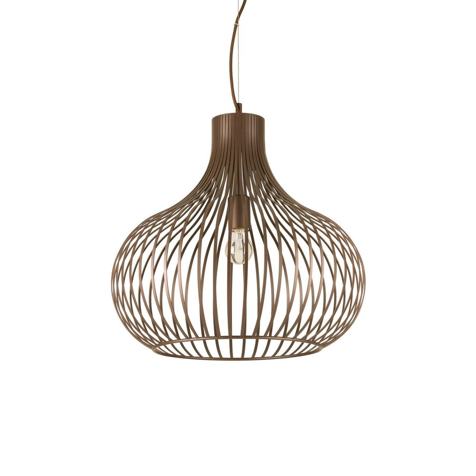image 1 of Onion 1 Light Ceiling Pendant Brown
