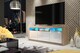 image 5 of TV Unit TV Stand Cabinet Sideboard Oak White High Gloss Doors Free LED 160cm