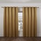 image 2 of Metro Thermal Blackout Eyelet Curtains 116cm x 183cm Ochre | Yellow | Yellow