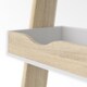 image 8 of Oslo Leaning Desk in White and Oak