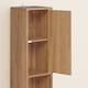 image 9 of SoBuy BZR34-II-PF,Tall Bathroom Storage Cabinet with 4 Adjustable Shelves and 1 Drawer | Brown | Dark Brown | 1