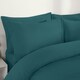 image 10 of OHS Soft Cosy Microfibre Plain Duvet Cover and Pillowcase Set Orange | Rust | Single