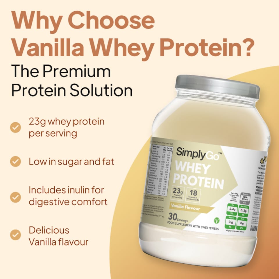 image 1 of Vanilla Whey Protein Powder