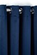 image 1 of Woven Thermal Blackout Eyelet Curtains Navy 228cm x 228cm | Blue | Blue