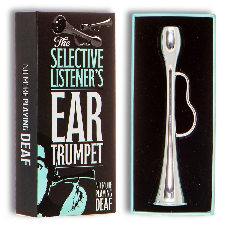 image 1 of The Selective Listener’s Ear Trumpet - Funny Joke Gift
