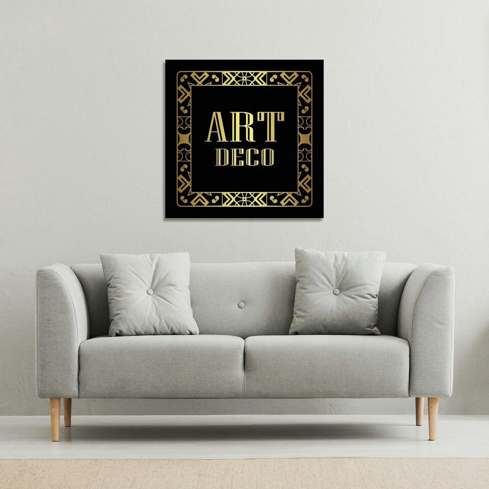 image 1 of Art Deco (Canvas Print) 46 x 46 x 4cm