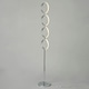 image 3 of BHS Lena Floor Lamp, Silver