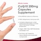 image 2 of CoQ10 200mg - Co Enzyme Pure Ubiquinone 120 Capsule