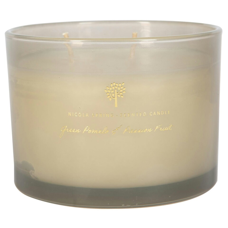 image 1 of Nicola Spring Soy Wax Scented Candle - 350g - Green Pomelo & Passion Fruit