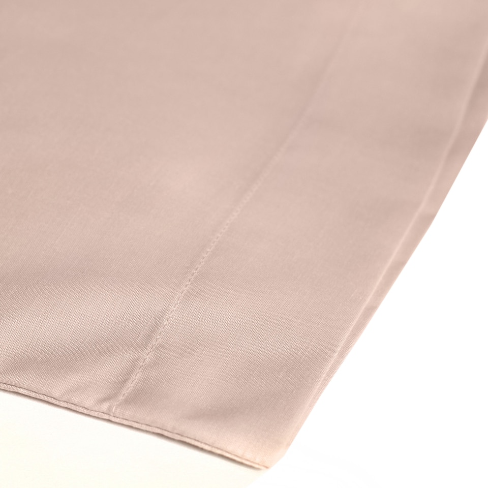 image 1 of Serene Plain Dyed Pair of Housewife Pillowcases Blush