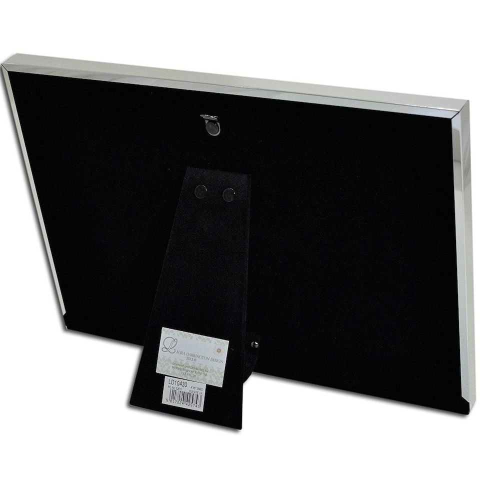 image 1 of Large Silver Plated 4 x 6 30th Birthday