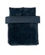 image 3 of Chunky Ribbed Fur Polyester Duvet Cover Set with Pillowcase | Orange | Double | 1