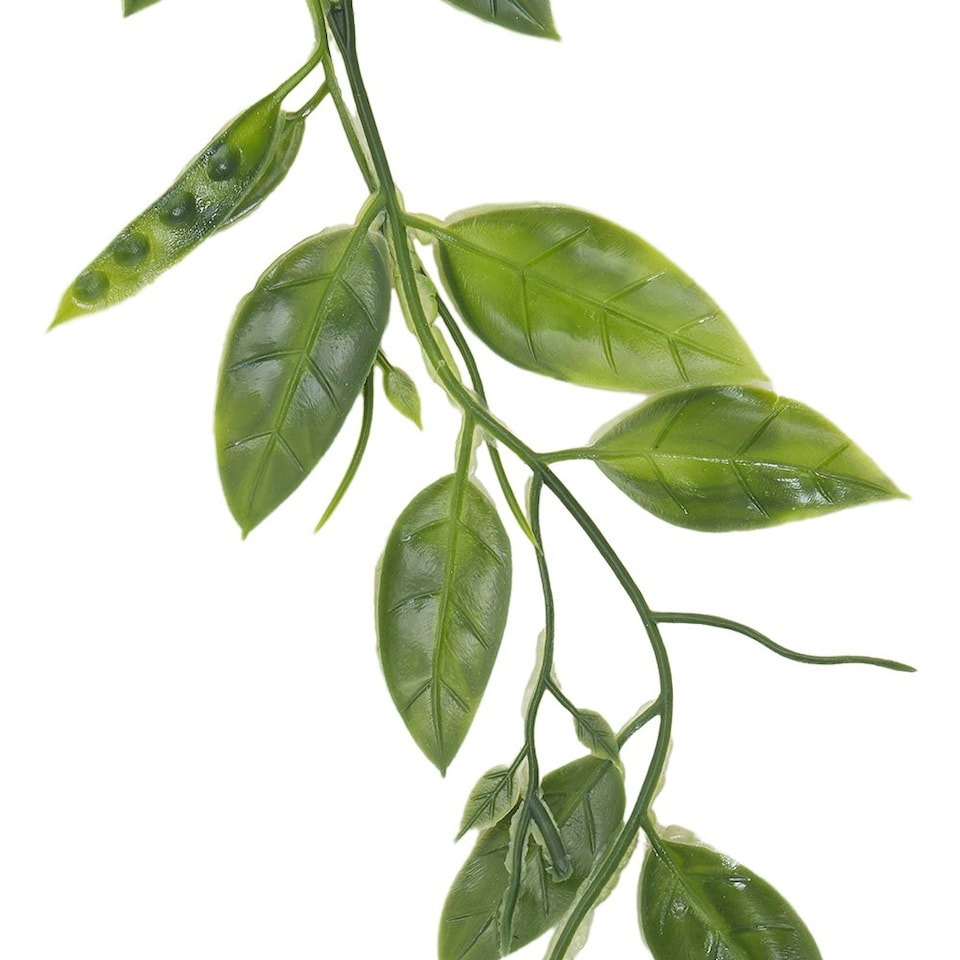 image 1 of Living and Home Set of 4 Artificial Hanging Plants with Pots