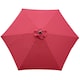 image 7 of Outsunny 2.8m Garden Parasol Umbrella, Round Outdoor Market Table Umbrella Sun Shade Canopy, Wine Red