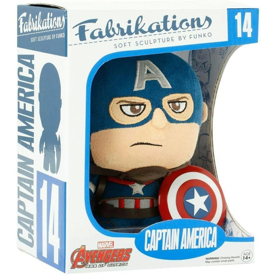 image 1 of Funko Fabrikations Plush Avengers Age Of Ultron Captain America Character Figure - Multicoloured - One Size
