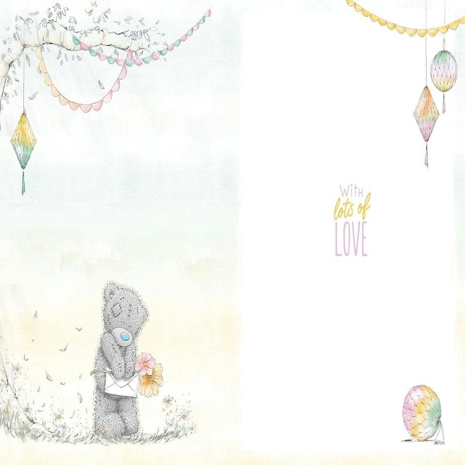 image 1 of Bear Balancing Cakes Aunty Birthday Card