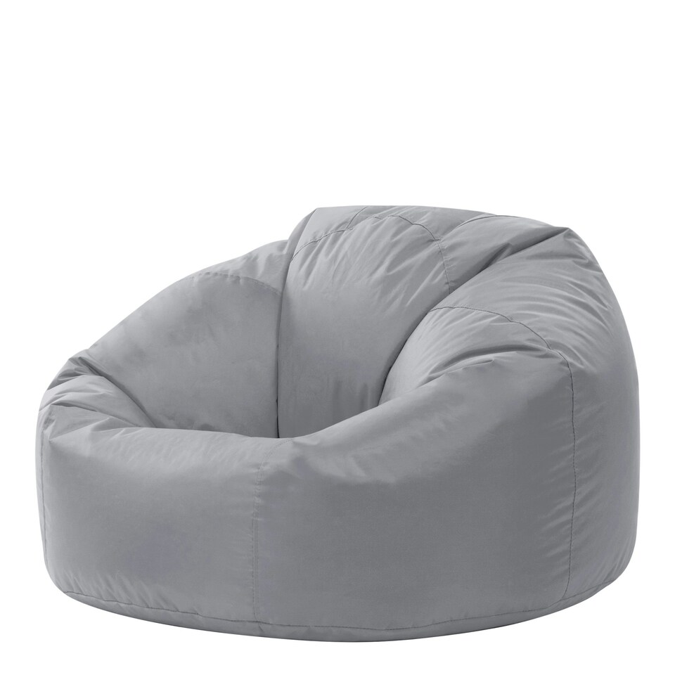 image 1 of icon Classic Indoor Outdoor Bean Bag Grey Bean Bag Chair Grey