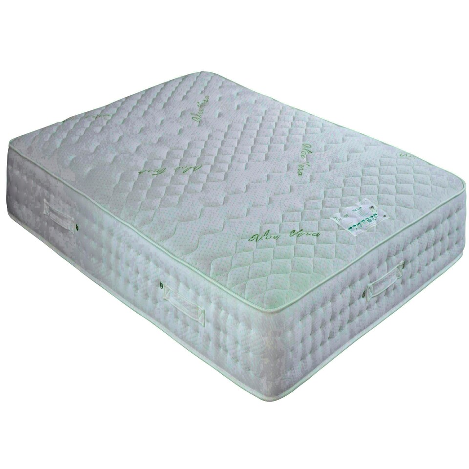 image 1 of Aloe Vera Pocket Sprung Memory Foam Mattress Super King