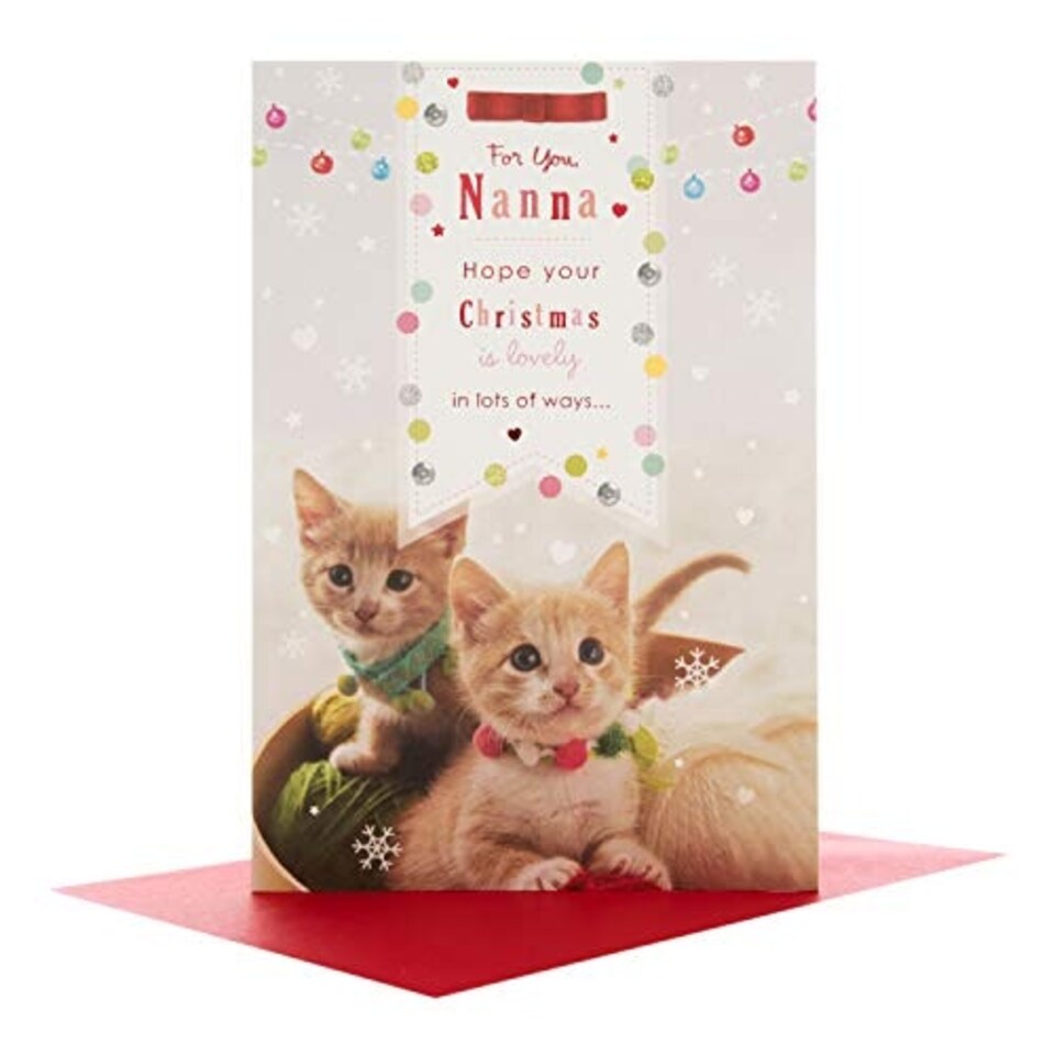 image 1 of Nanna Christmas Card "Lovely"