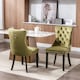 image 4 of Romsey Set of 2 Modern Velvet Dining Chairs with Knocker Ring