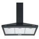 image 2 of Cookology 100cm Black Chimney Cooker Hood - Energy Rating A