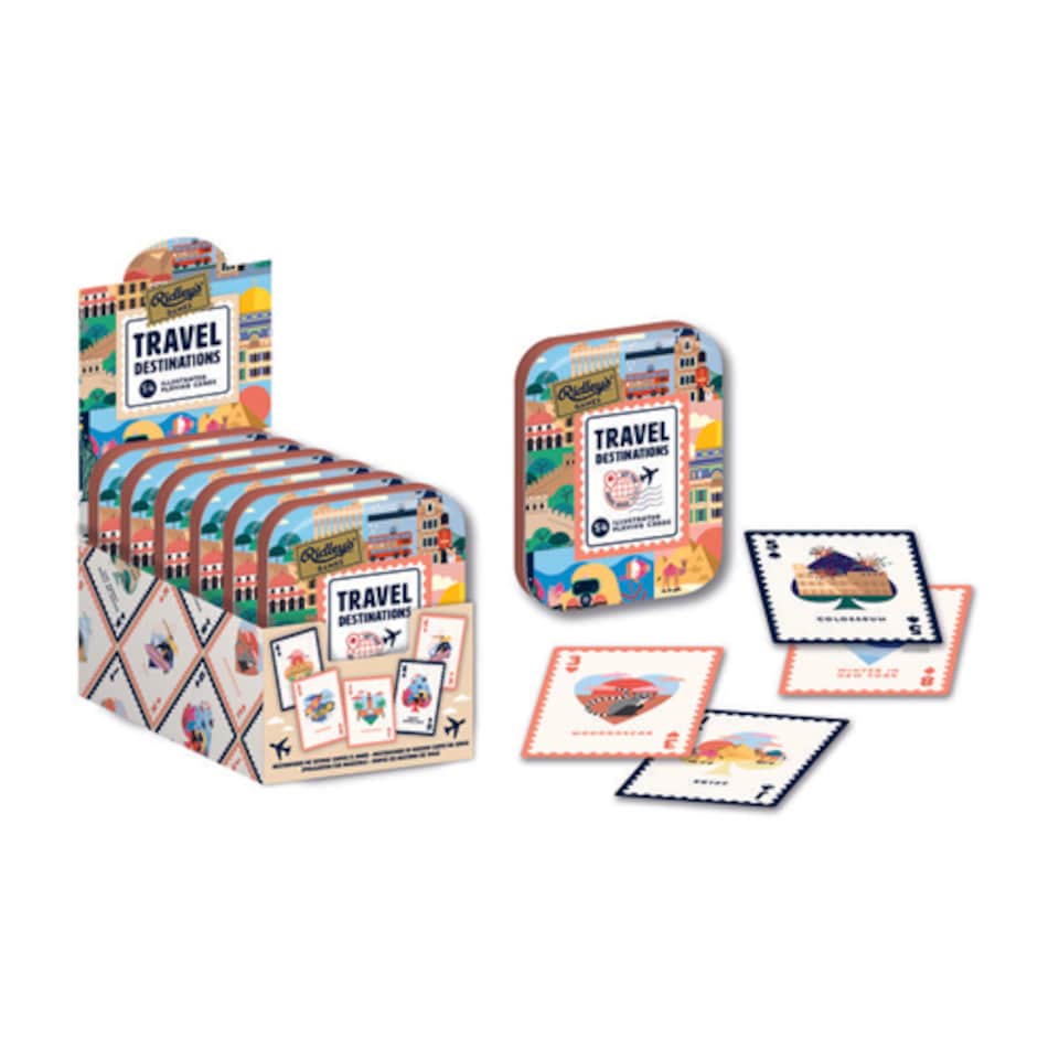 Travel Destinations Playing Cards