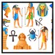 image 1 of Egyptian mythological signs (Picture Frame) Black | S
