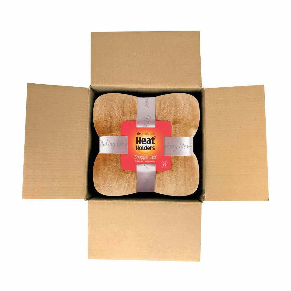 image 1 of Extra Soft Warm Large Luxury Thermal Fleece Throw Blanket - 180 x 200 cm Gold