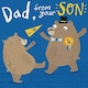 image 1 of No1 Dad From Your Son Cute Father's Day Greeting Card Lucky To Have You!