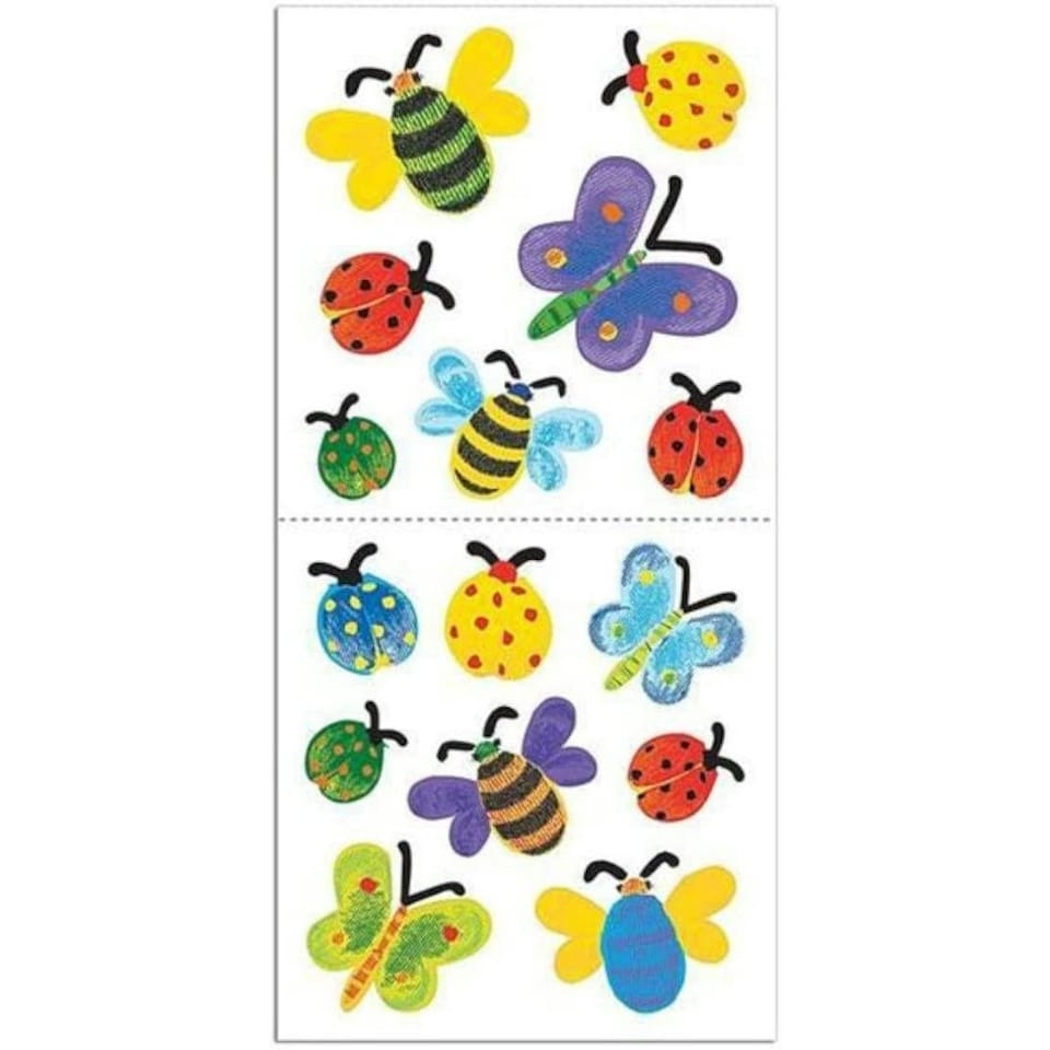 Amscan Garden Bugs Stickers - Multicoloured - One Size