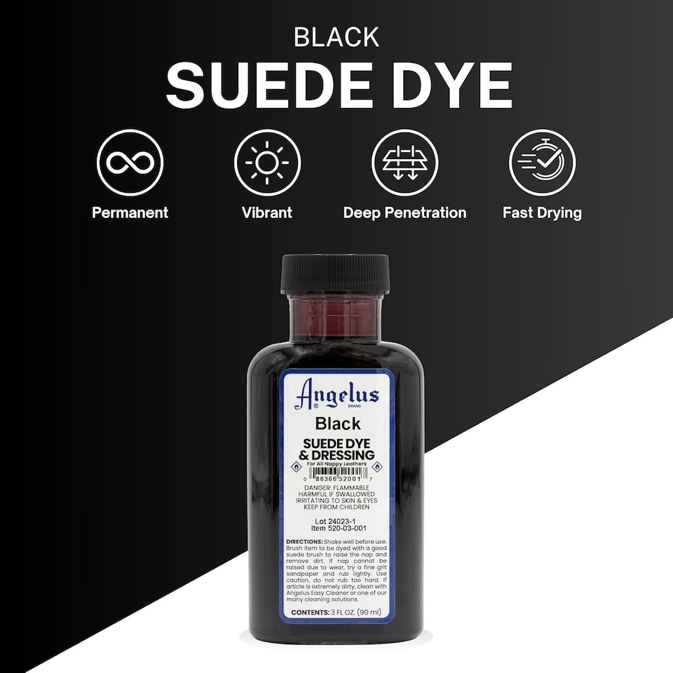 image 1 of Angelus Suede Dye and Dressing - Restore and Protect Delicate Suede 3oz | Brown | Dark Brown