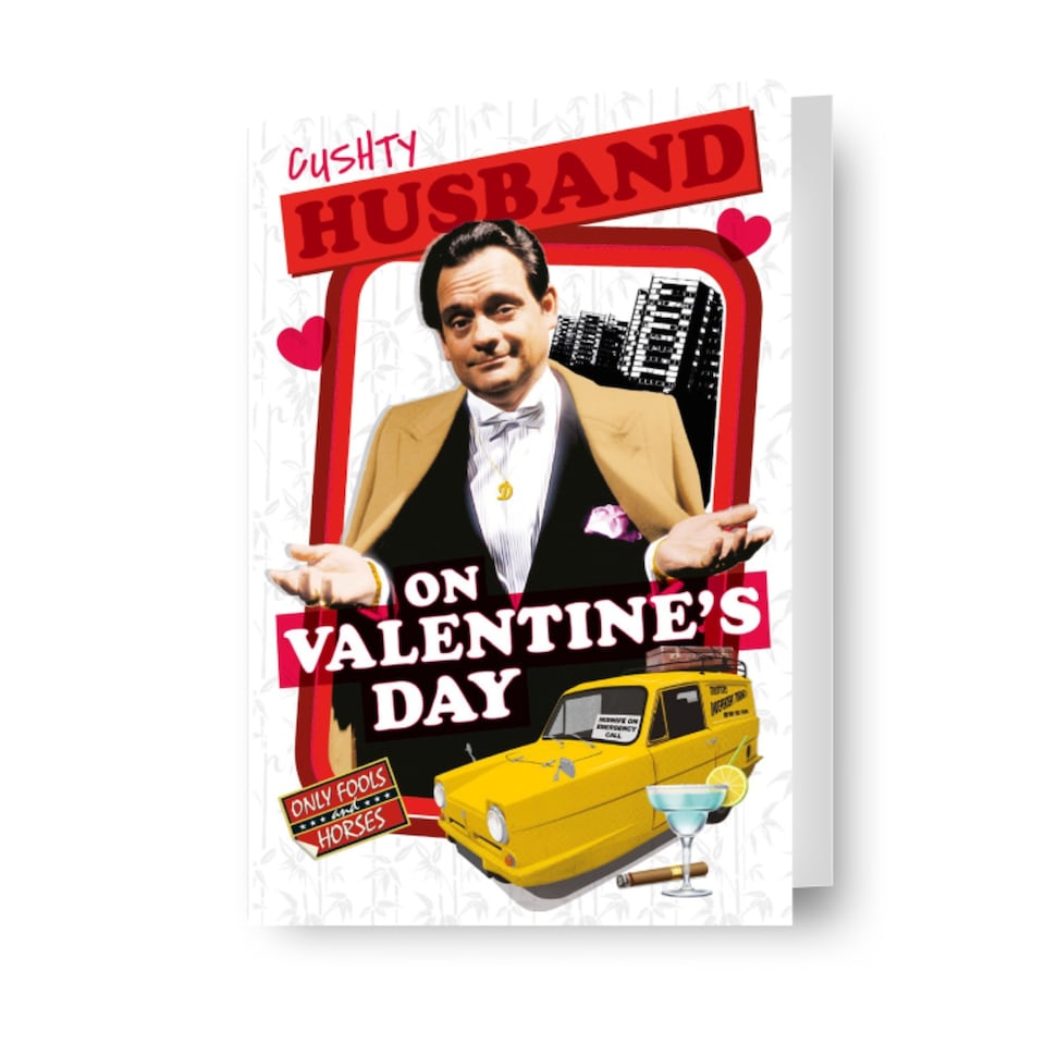 image 1 of Only Fools and Horses 'Cushty Husband' Valentine's Day Card