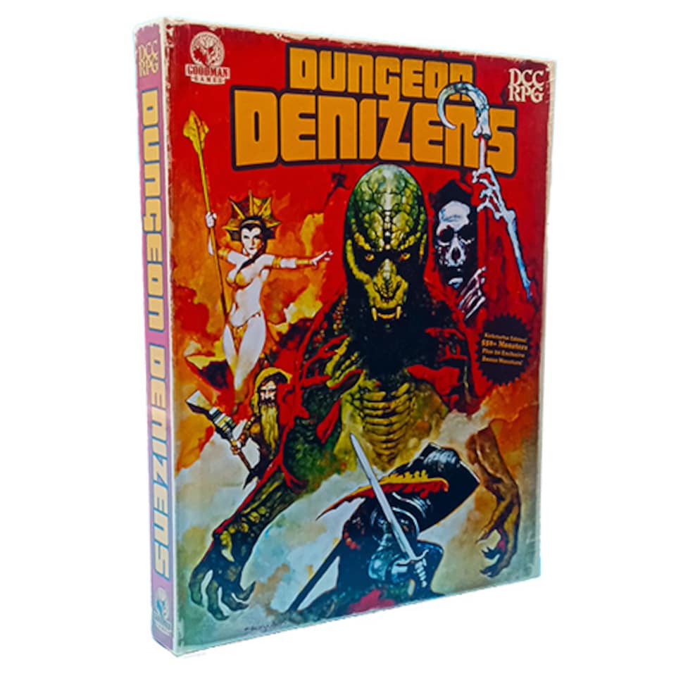 Dungeon Crawl Classics RPG: Dungeon Denizens - Hardback