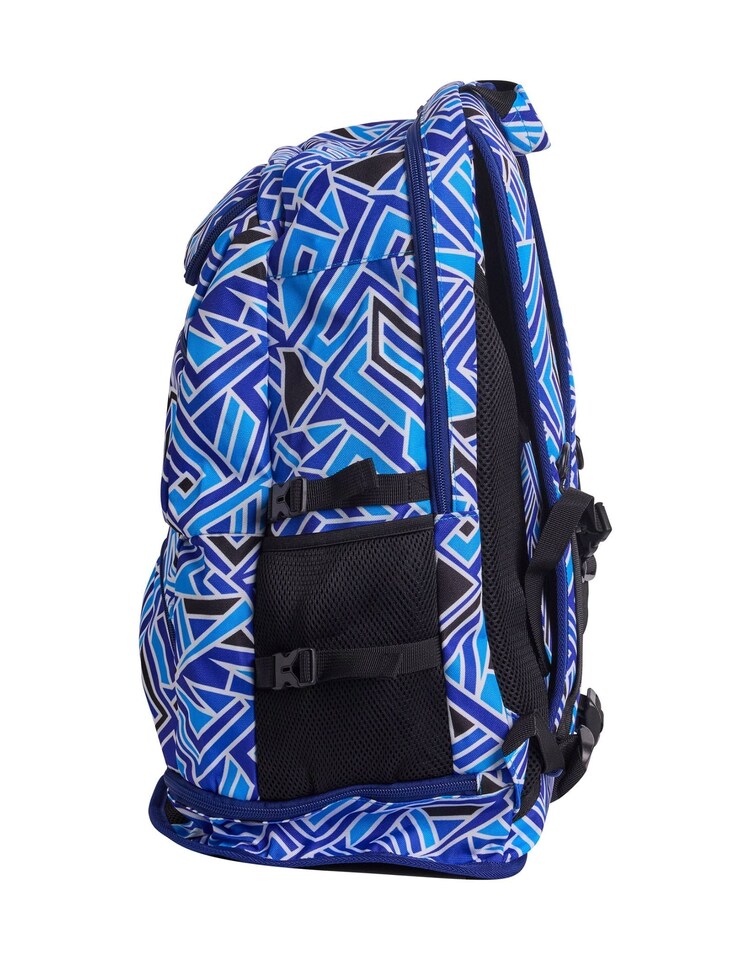 image 1 of Funky Trunks Blue Bits Elite Squad 36L Backpack - Blue