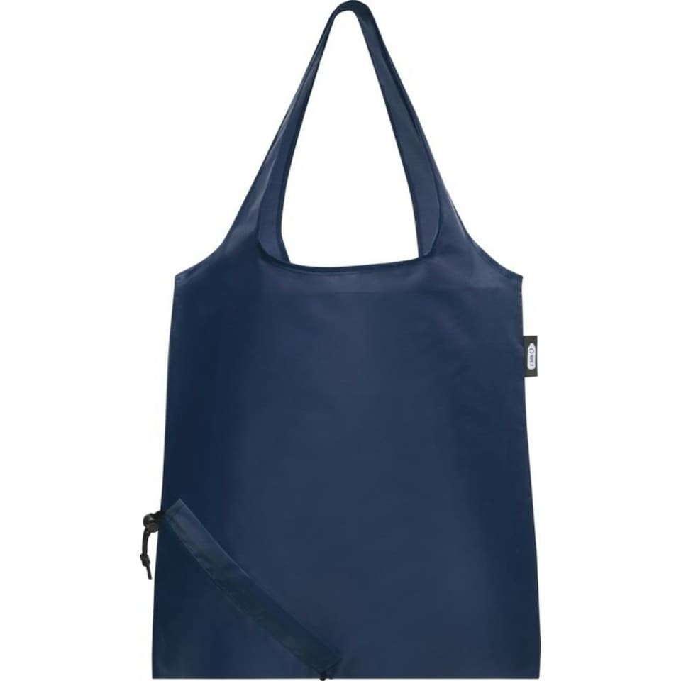 image 1 of Bullet Sabia Recycled Packaway Tote Bag - Navy - One Size Blue