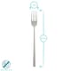 image 5 of Argon Tableware Stainless Steel Dinner Forks - 19.5cm - Gold - Pack of 12