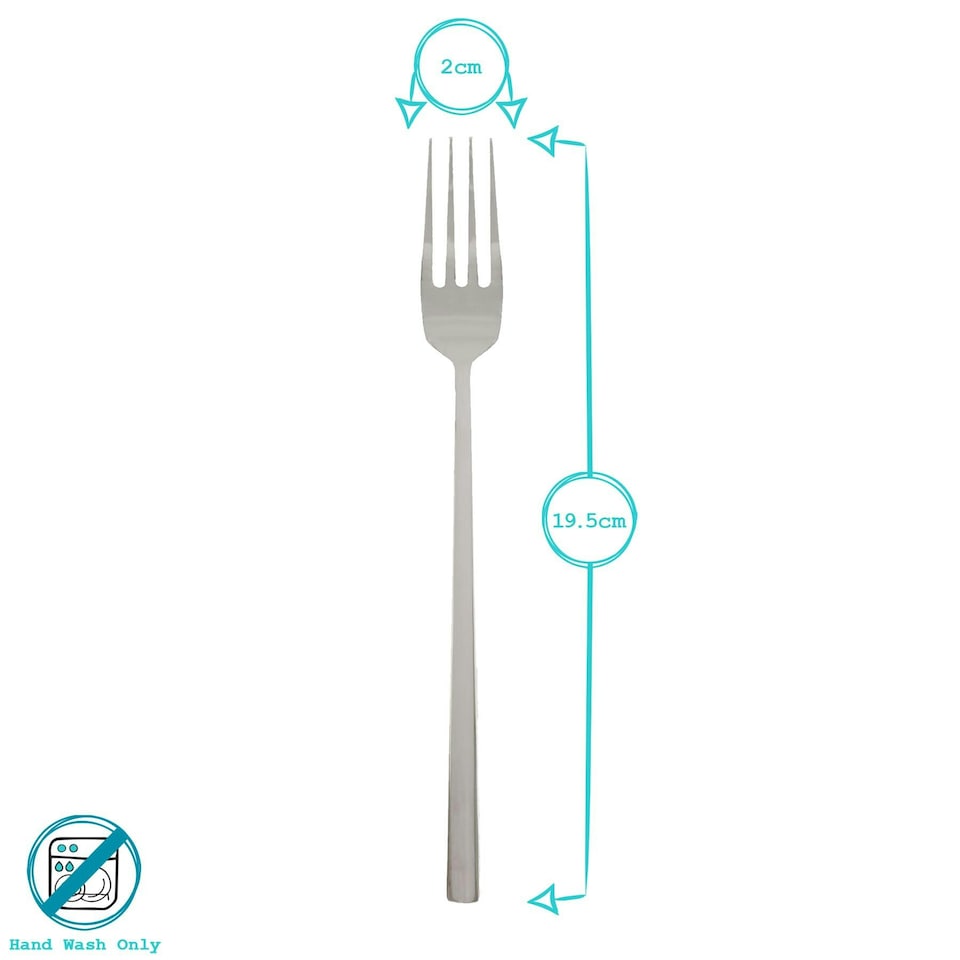 image 1 of Argon Tableware Stainless Steel Dinner Forks - 19.5cm - Gold - Pack of 12