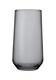 image 3 of Allegra Coloured Glasses Highball Tumbler Tall Short Cocktails Juice | Multi | Dark Grey Highball | 470ml