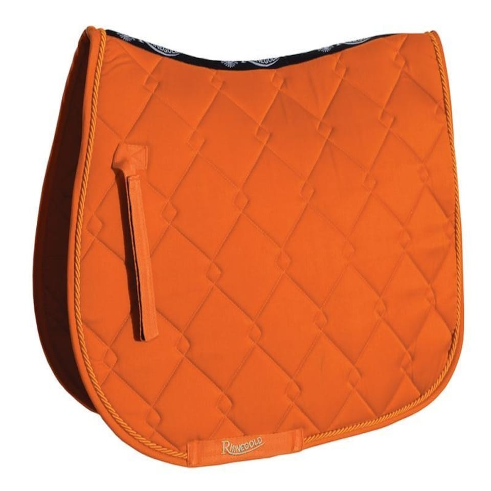 image 1 of Rhinegold Elite Diamond Saddle Pad Black | Size: Cob
Colour: Black