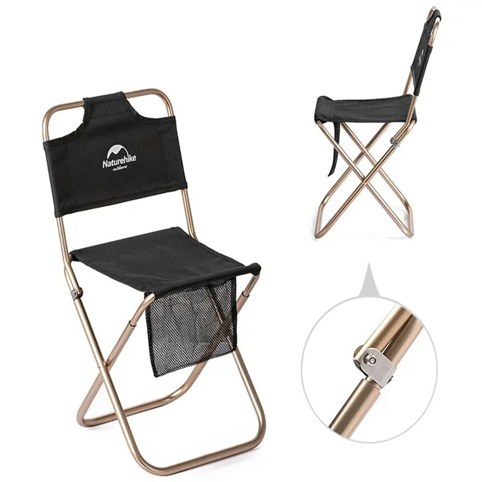 image 1 of Ultralight Oversized Camping Chair | Black | Black